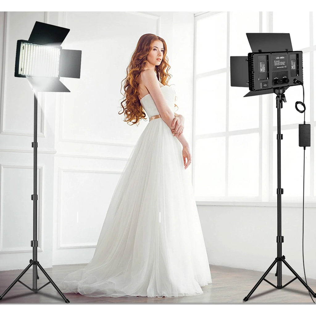 U800 U600 LED Photo Studio Light Portable Video Recording Photography Panel Lamp for Tiktok Youbute Game Live Video Lighting