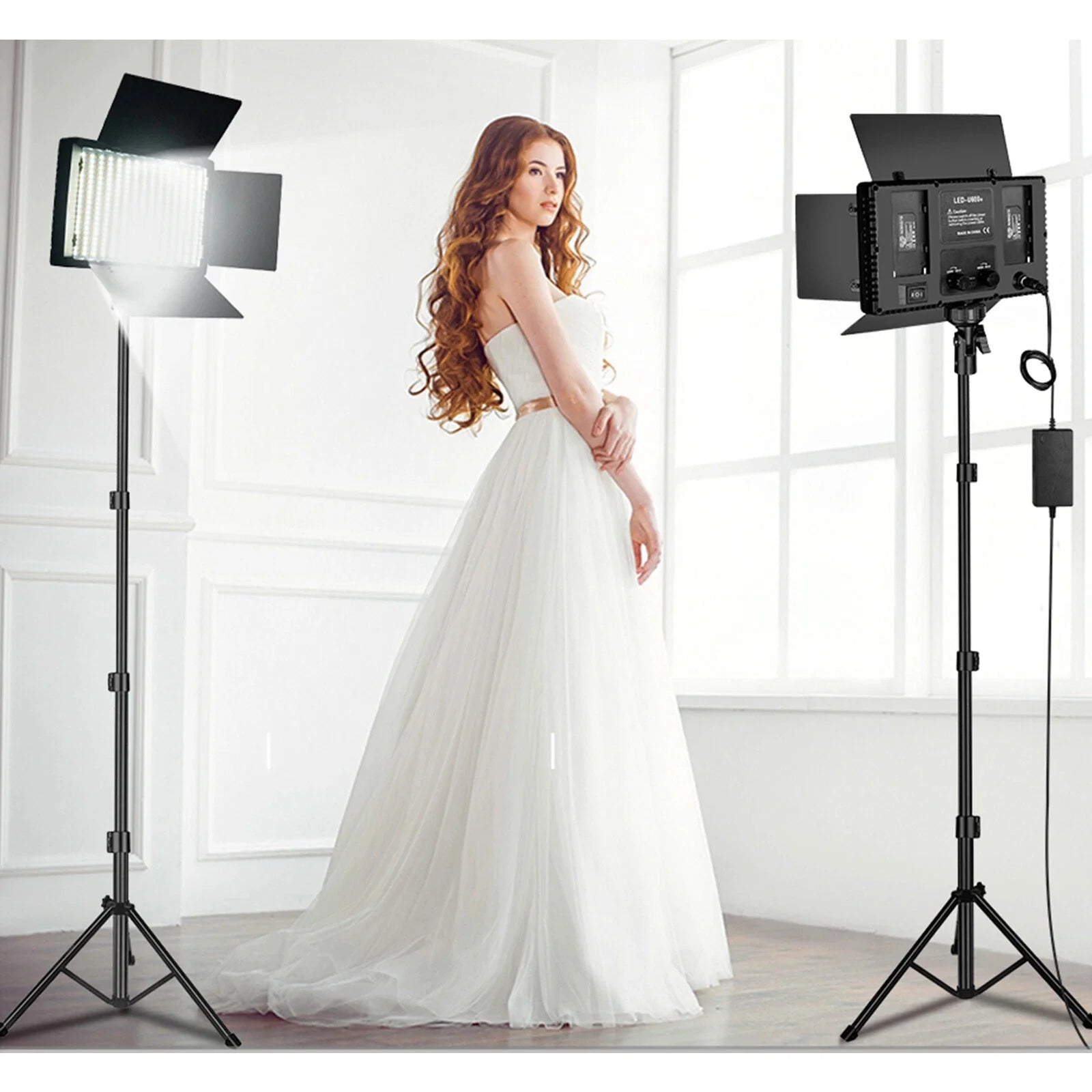 U800 U600 LED Photo Studio Light Portable Video Recording Photography Panel Lamp for Tiktok Youbute Game Live Video Lighting