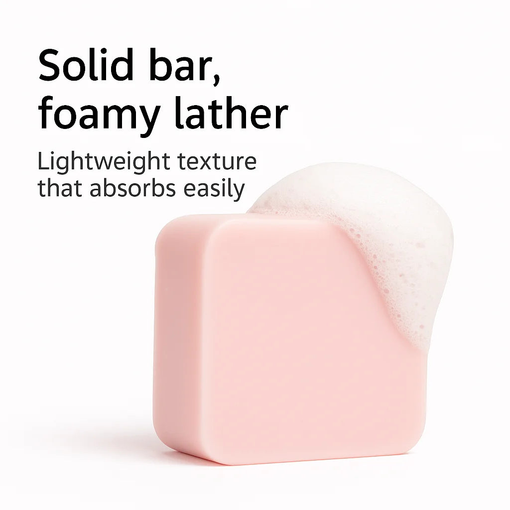 100g Castor Oil Conditioner Bar Anti-frizz Nourishing & Soothing Oil Control Conditioner for All Hair Types Hair Moisturizing