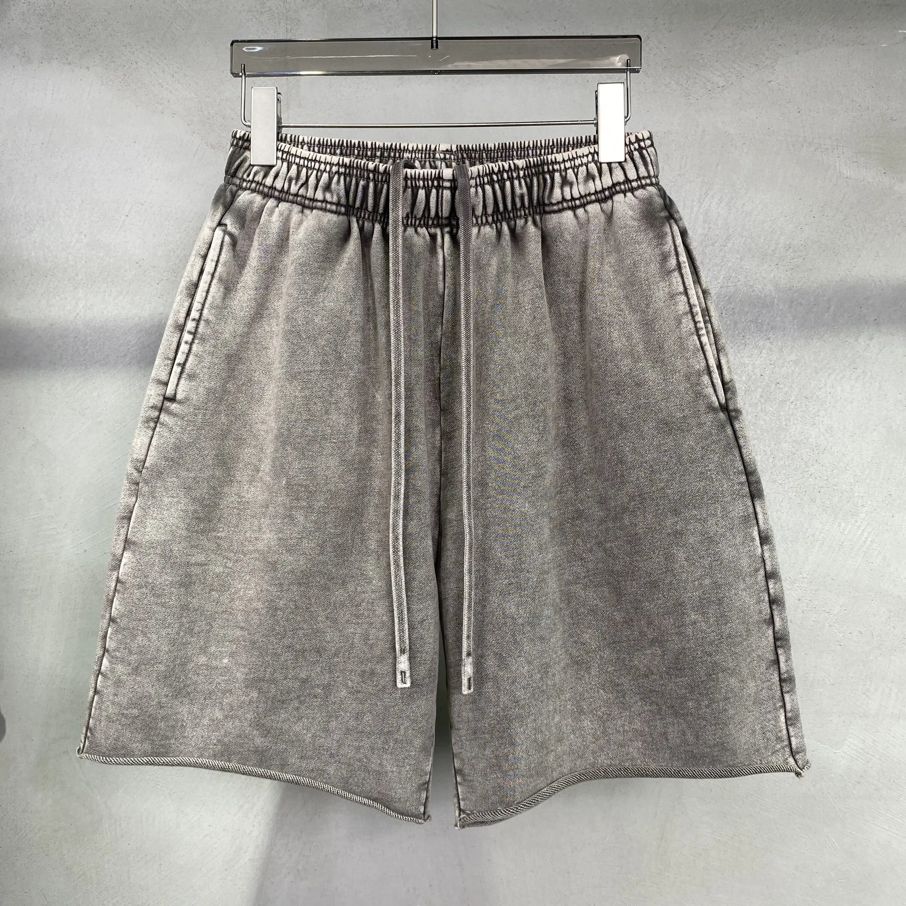 Vintage Washed Shorts For Men Casual Retro Women Baggy Pants Men's Clothing Summer Y2k Unisex Goth Streetwear Male Clothes