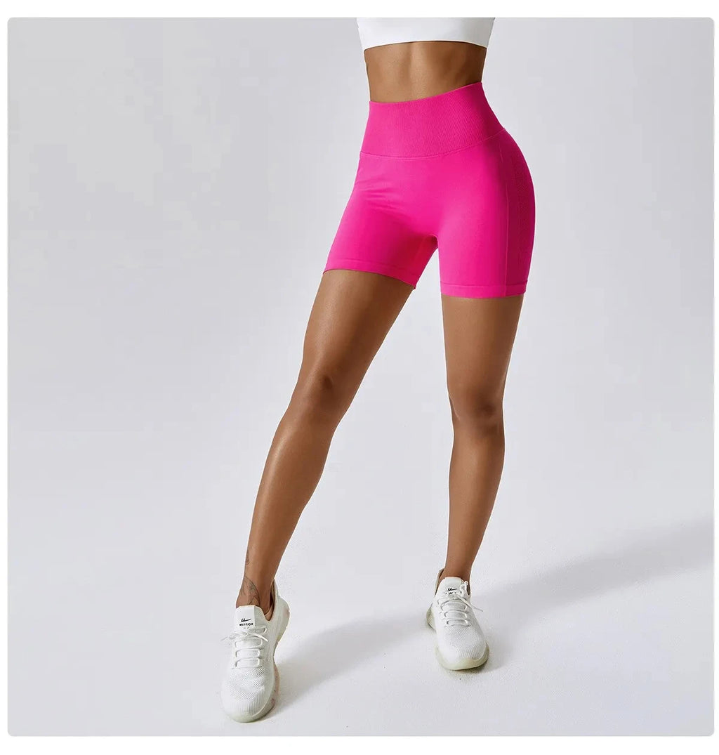 Women Shorts Seamless Sports Shorts For Women Cycling Jogging Fitness High Waist Push Up Gym Shorts Leggings Women Yoga Clothing