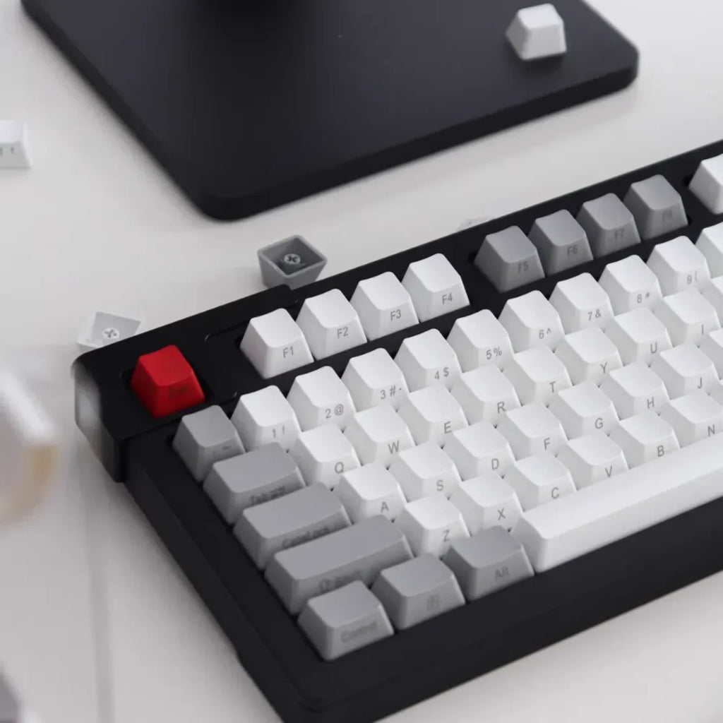 Large Carbon Solid Color Genuine/Side Engraved Keycaps PBT Thermal Sublimation for OEM Gateron MX Mechanical Keyboards