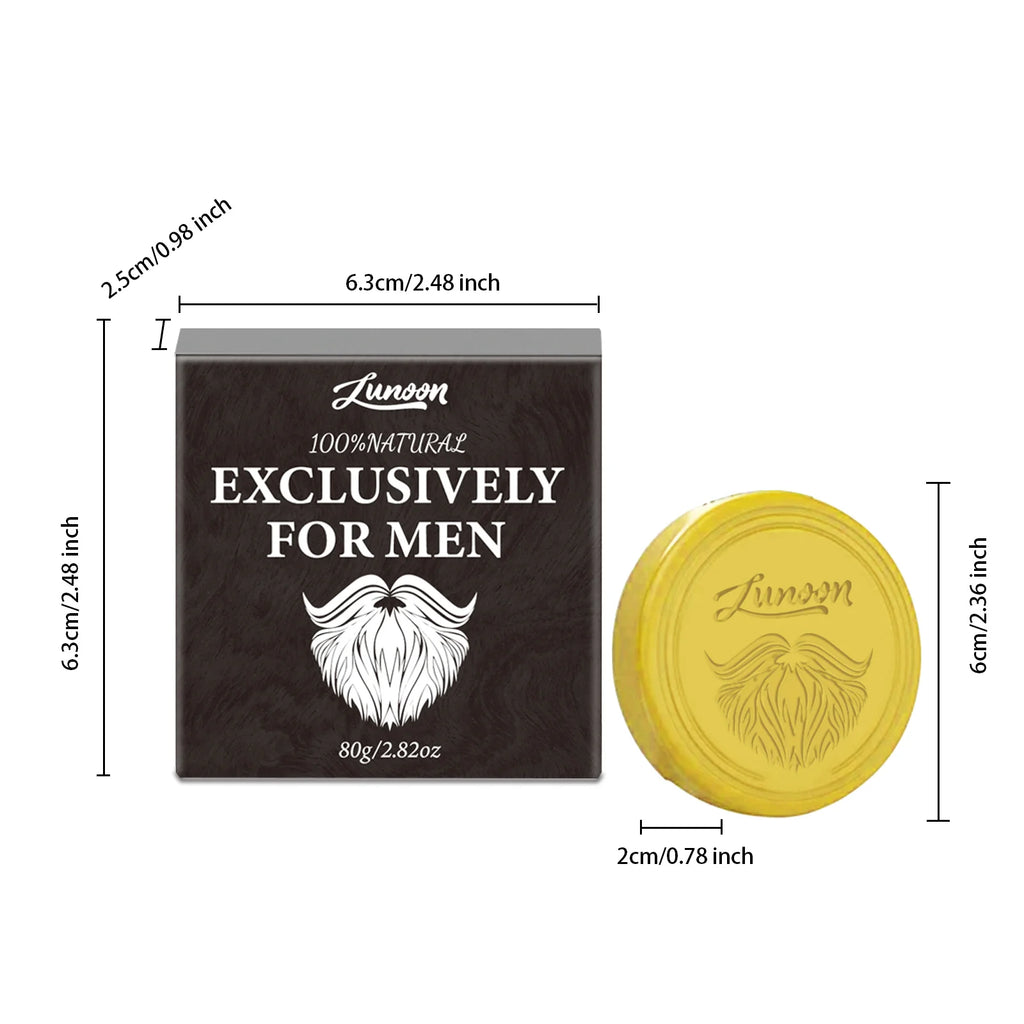 Man Shaving Soap Gentle Clean Keep Fresh Smooth Texture Foam Rich Reducing Irritation Men Beard Care Soap Effect Protect