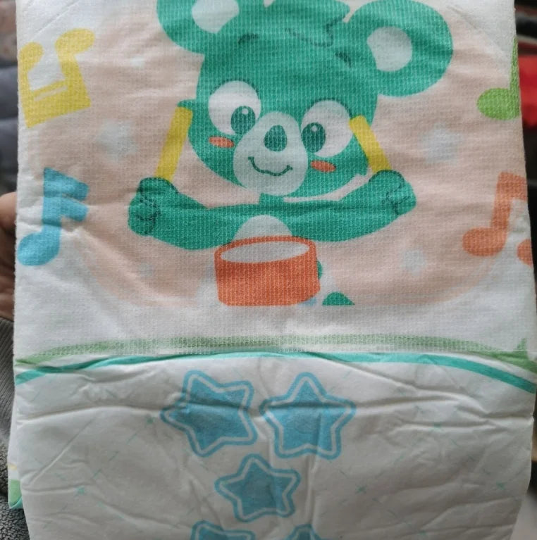 Adult Baby Diaper ABDL Diapers Brief High Absorption DDLG Cute Cartoon Pattern Cotton Soft Thick Disposable Diaper For Men Women