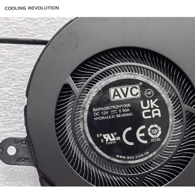 New Original Laptop CPU GPU Cooling Fan For ASUS Zenbook Pro 14 Duo OLED UX8402Z UX8402ZE AVC BAPA0807R2HY005 BAPA0607R2HY001