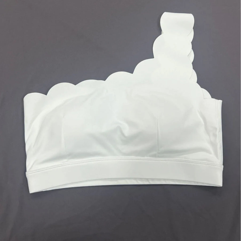 One-shoulder Seamless Keep That Pump Sports Bra With Chest Pad Bras For Women Yoga Sports Top Shockproof Push-up Yoga Bra