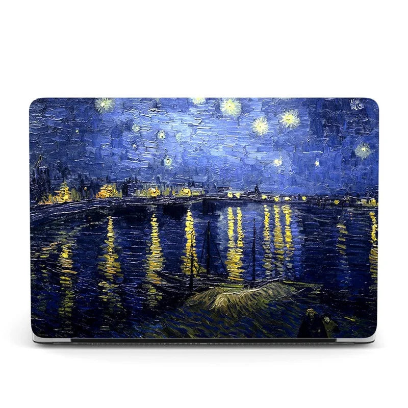 Oil Painting for Macbook Air 13 Case M1 2020 A2337 Laptop A2681 2022 M2 Cover Pro 12 14 Inch 2021 Starry Night A1466 A2179 Funda