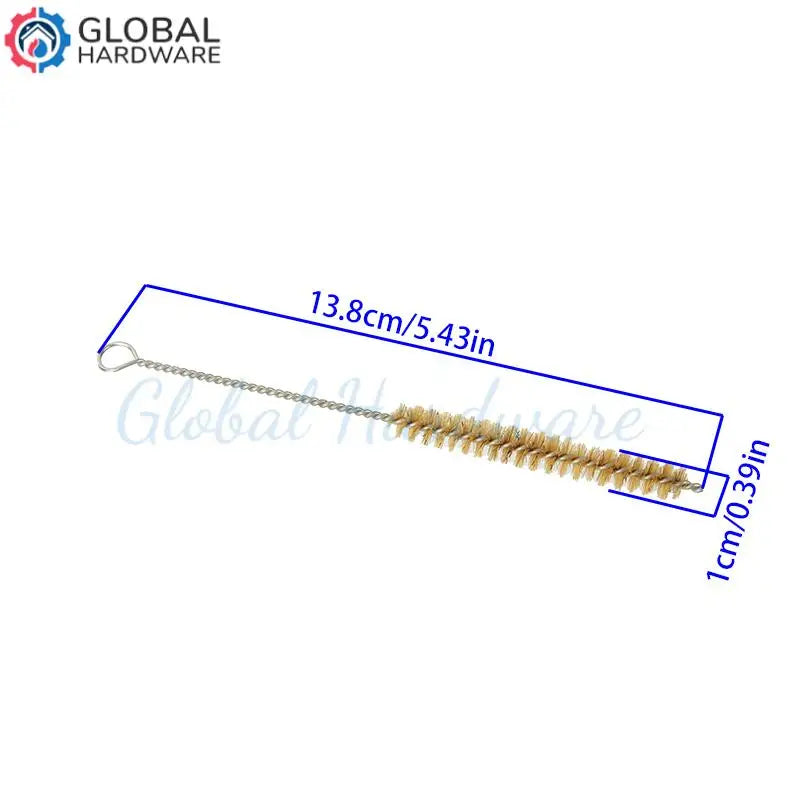 Tube Cleaning Brushes Hand Use Copper Metal Steel Brass Wire Pipe Brush Rust Removing Manual Tools Household Cleaner Accessory