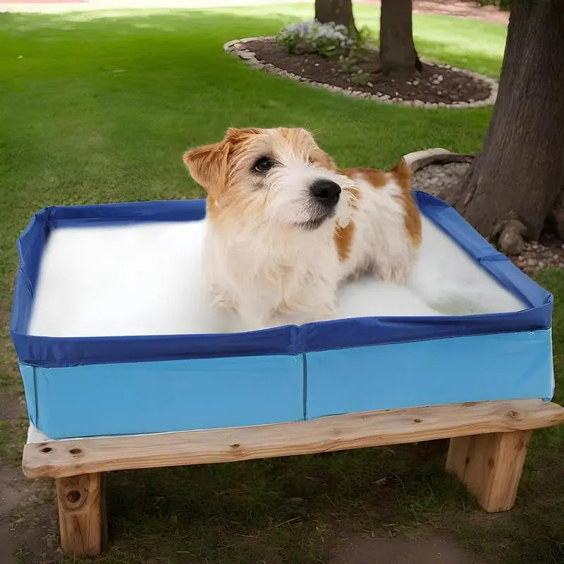 Dog Kiddie Pool PVC Folding Swimming Pool For Dog Non-Inflatable Save Space Pet Puppy Bathing Tub pet bathtubs