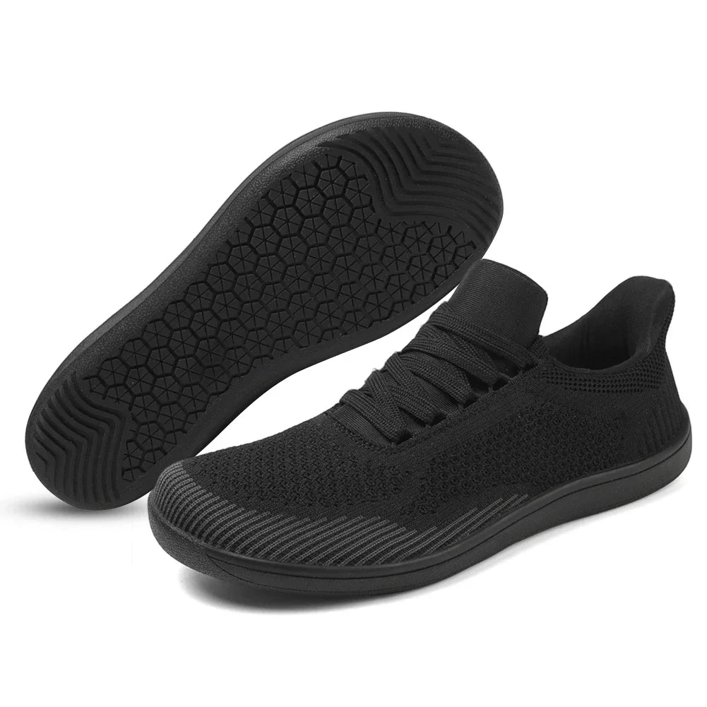 Minimalist Barefoot Shoes Breathable Wide Toe Cross Trainer Hands Free Walking Sneakers Lightweight Trekking Shoes for Men Women