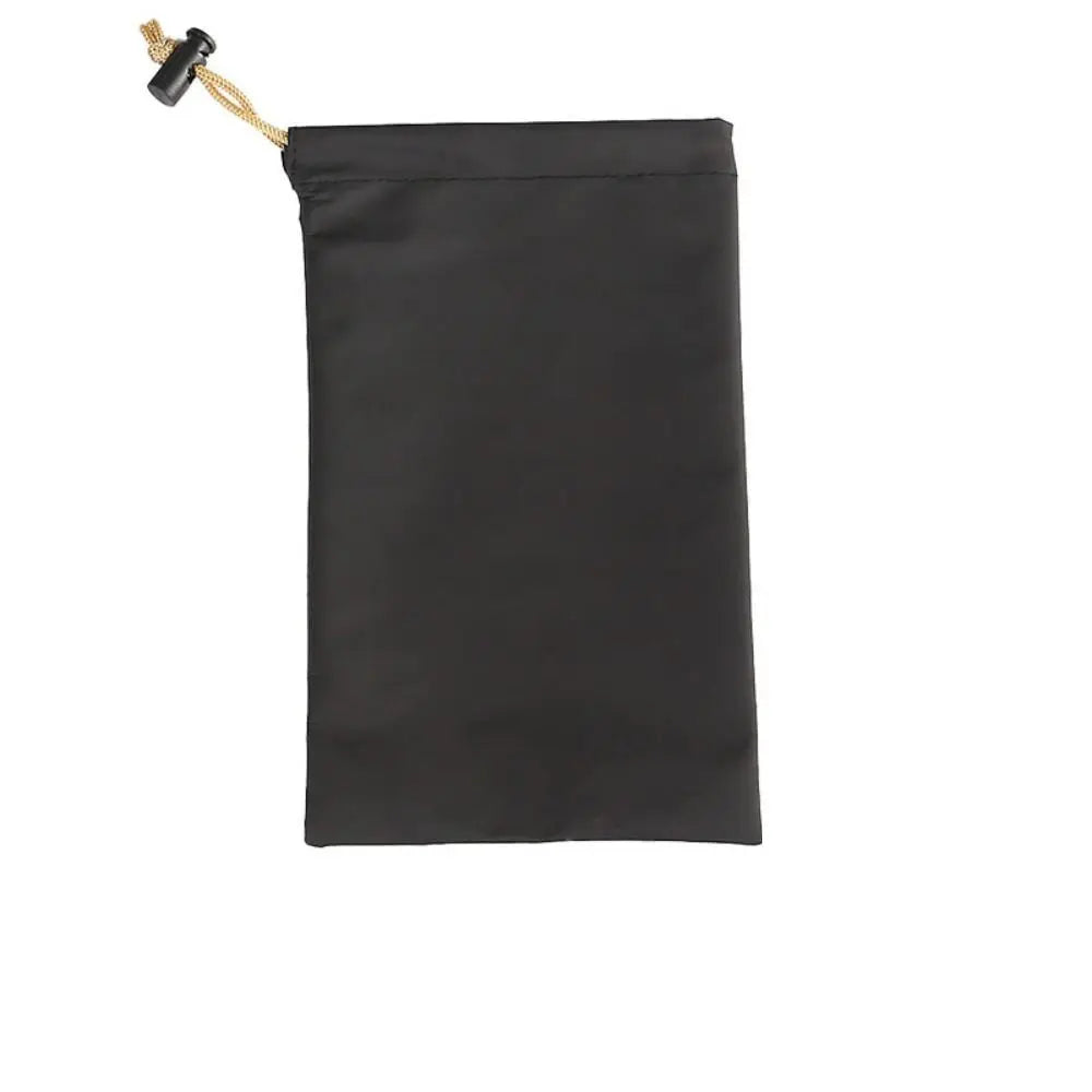 PU Leather Phone Storage bag with Draw String Waterproof Power Bank Case Large Capacity Dustproof Headphone Case Pouch
