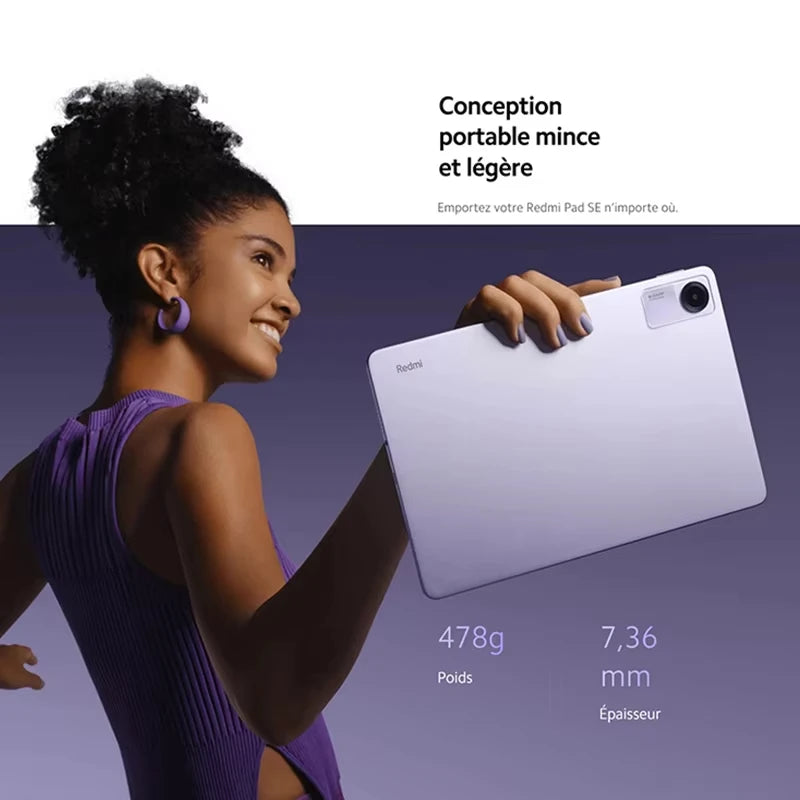 Global Version Xiaomi Redmi Pad SE 11" 256GB Snapdragon® 680 Mi Tablet Quad speakers Dolby Atmos® 90Hz Display 8000mAh