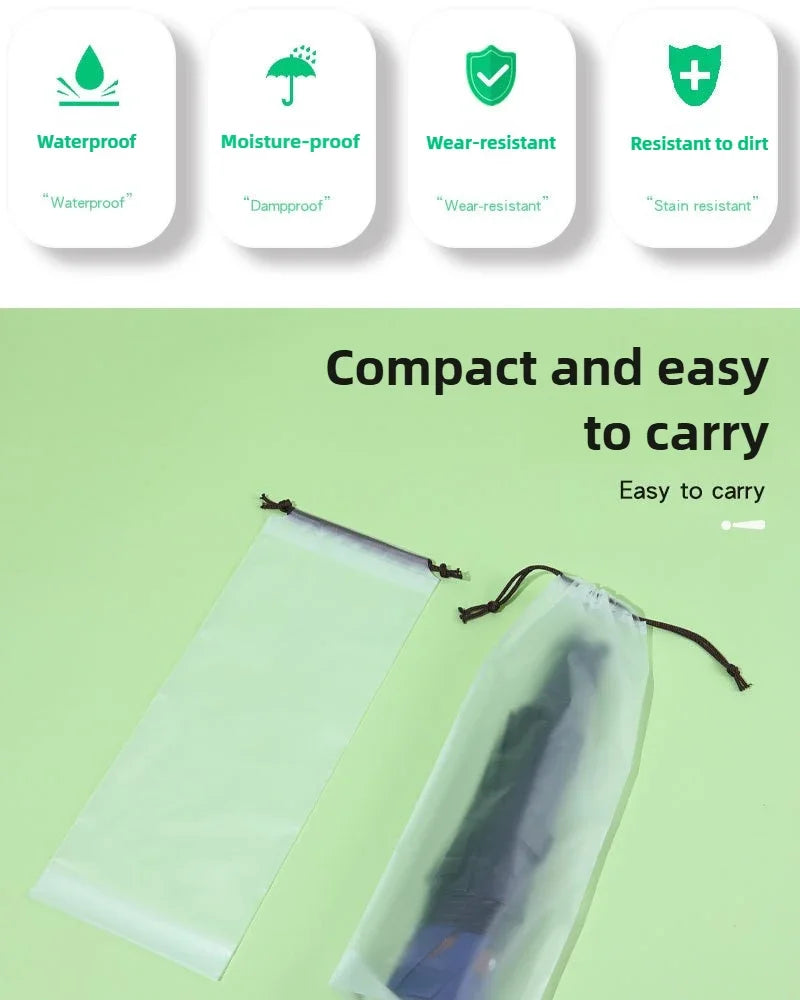 Waterproof Sandproof Umbrella Pouch with Drawstring Reusable Storage Bag for Home Travel umbrella cover umbrella spare