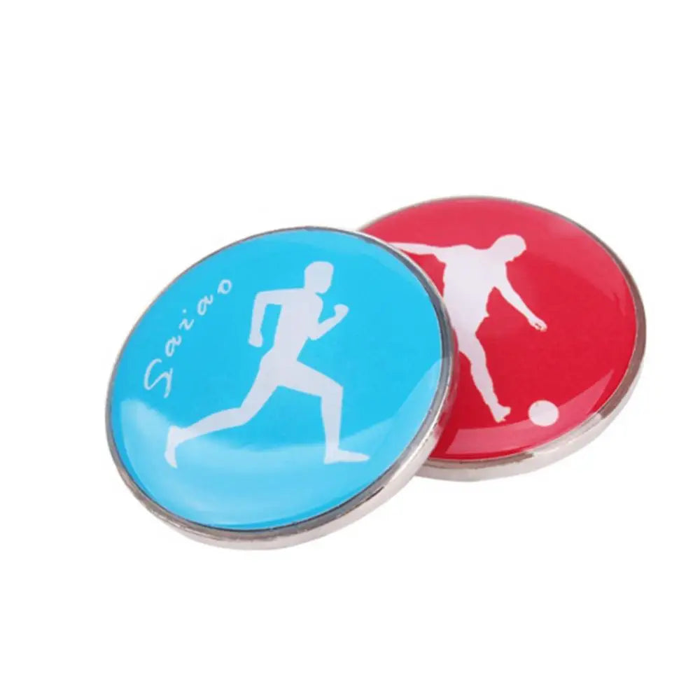 1Pc Soccer Flip Coin Double Face Sports Football Pattern Pick Edge Referee Side Toss Coin for Kids Adults