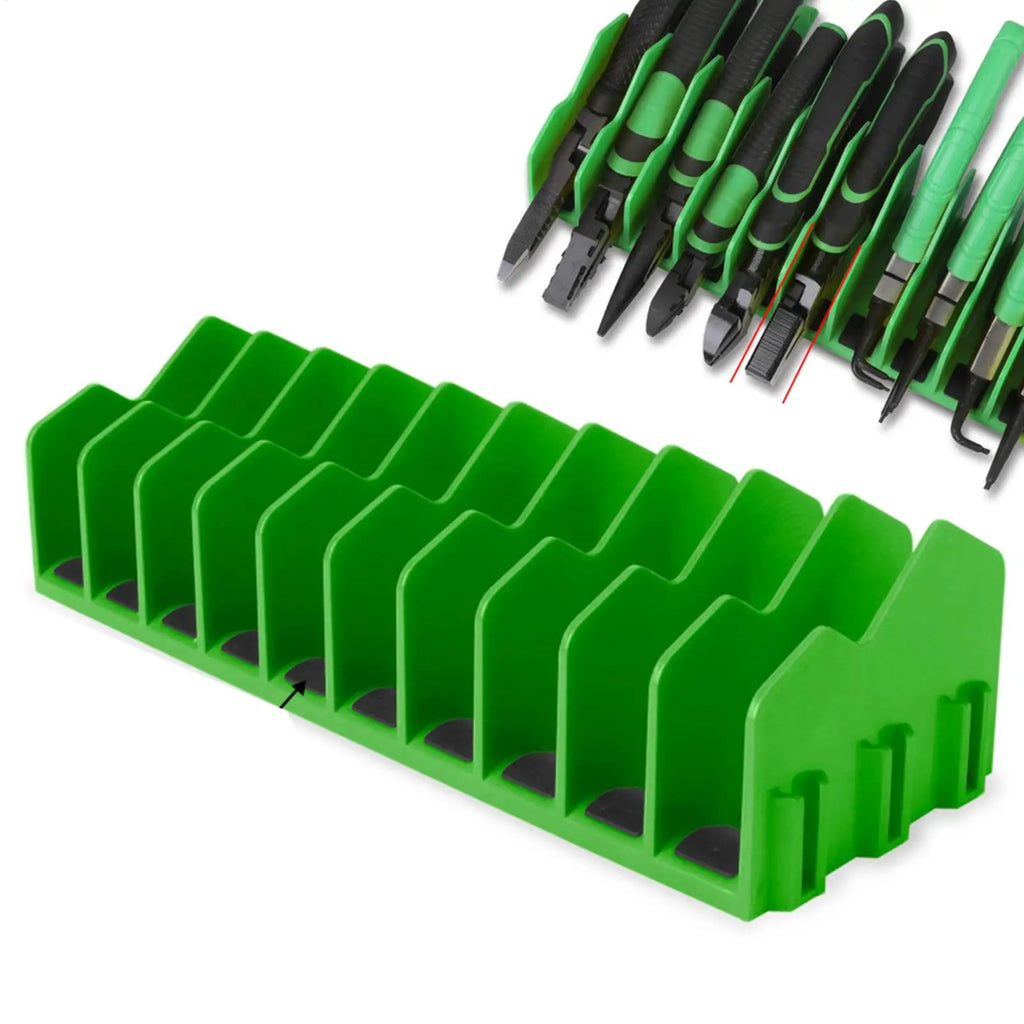 plier organizer rack Organizer Storage Rack Space-Saving Practical with Nonslip Rubber Base 10 Slots Pliers Cutters Organ