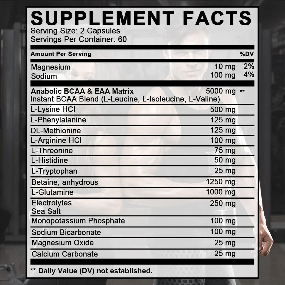 Creatine Supplement - Contains Electrolytes To Promote Muscle Growth, Increase Strength and Improve Exercise Recovery