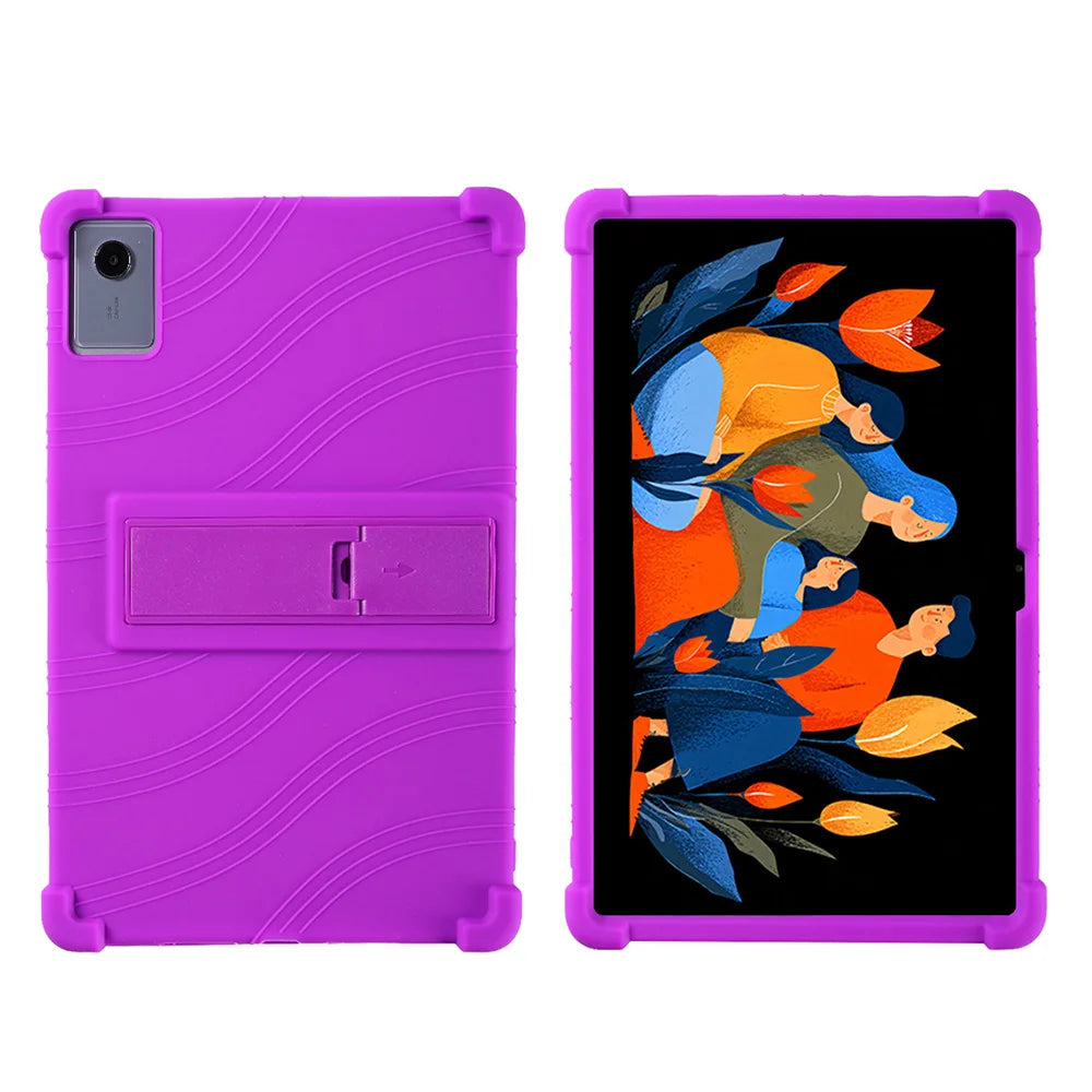 Case for Idea Tab Plus 12.1"2025 TB-365FC Tablet Kids Friendly Silicon Stand Cover Anti drop silicone prote
