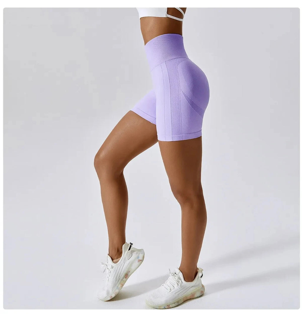 Women Shorts Seamless Sports Shorts For Women Cycling Jogging Fitness High Waist Push Up Gym Shorts Leggings Women Yoga Clothing