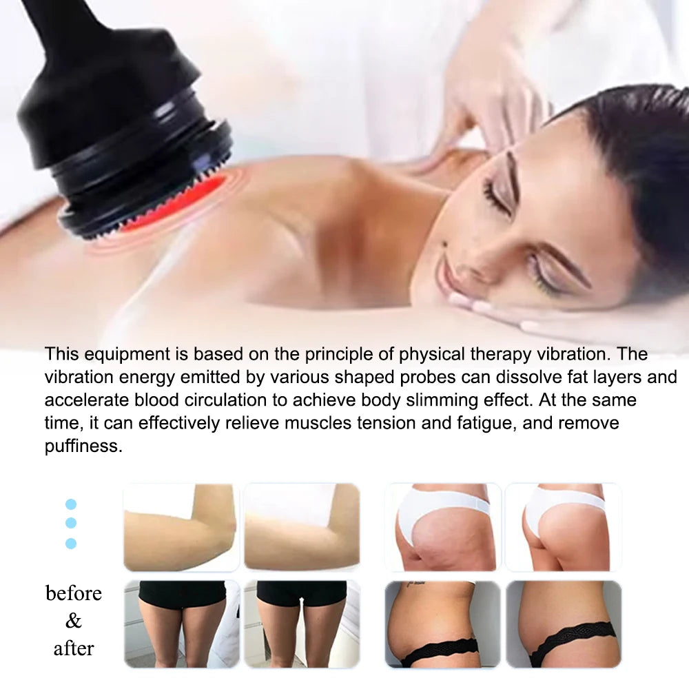 High Frenquency G5 Vibrating Massager Body Slimming Machine Fat Burner Weight Loss Cellulite Removal With 5 Tips Vibrator Device