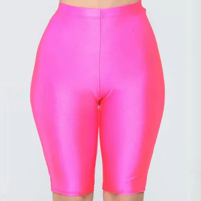 Women Cycling Shorts Dancing Gym Biker Slim Active Sports Solid Sexy Skinny 2024 New Summer