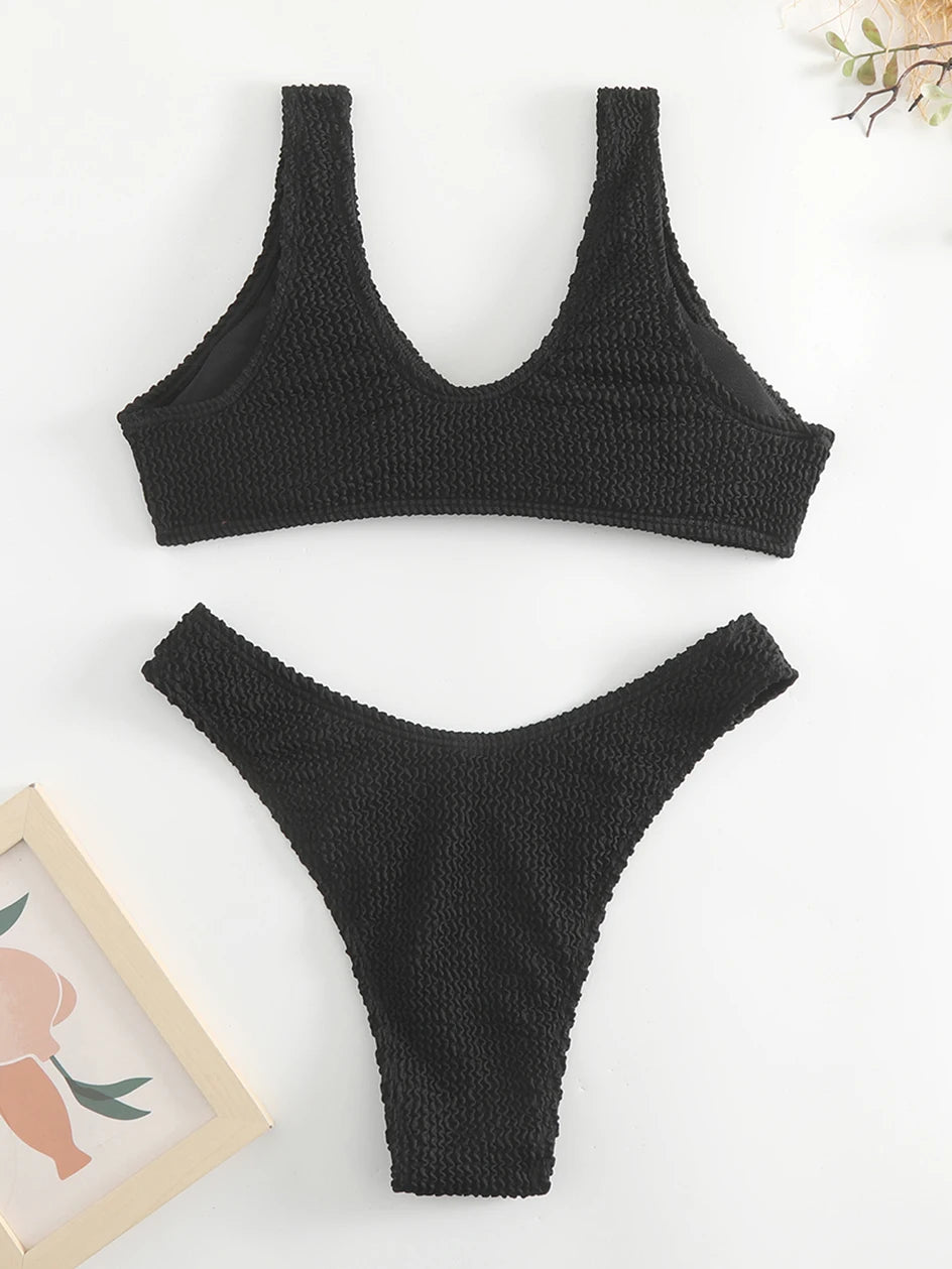 Sexy Bikini 2026 Women Swimsuit Female Swimwear Push Up Thong Bikinis Set Brazilian Woman Bathing Suit Swimming for Beach Wear