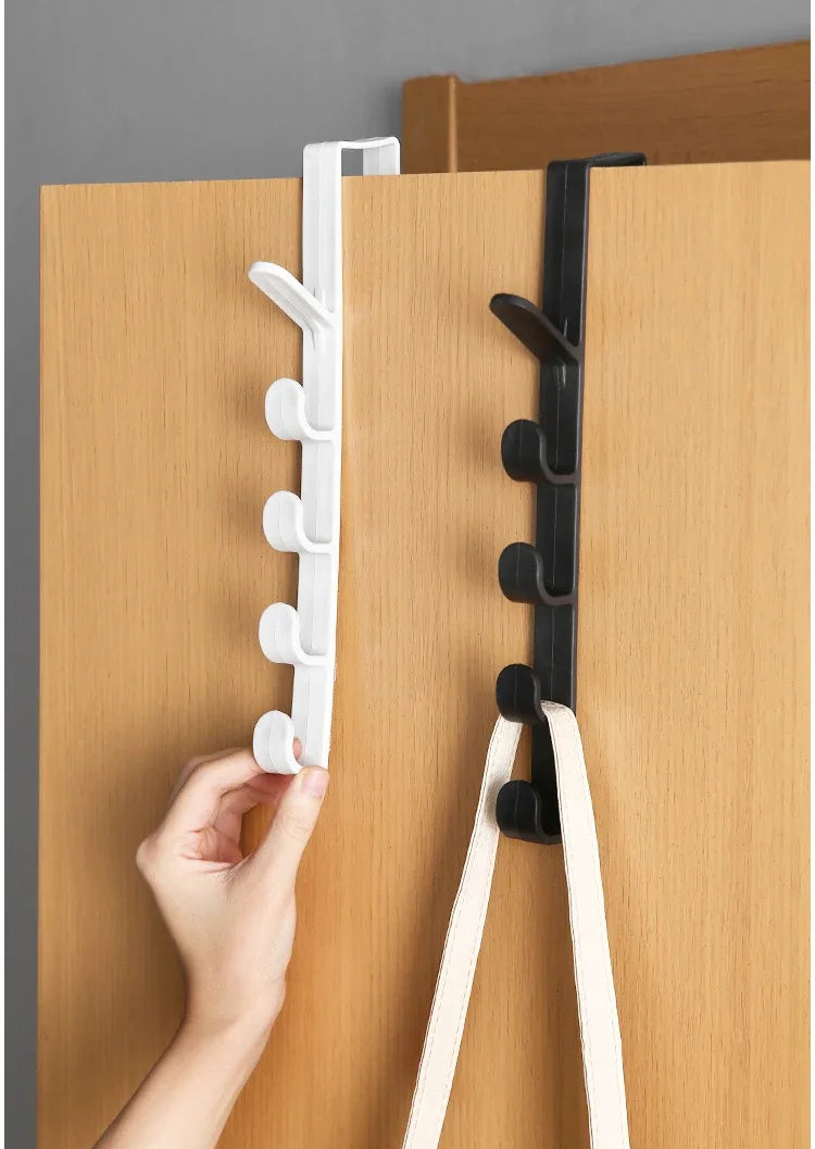 Door Hanger Wall Organizer Hook Bedroom Clothing Hook Holder Coat Hat Bag Rack Bathroom Kitchen Home Storage Organization
