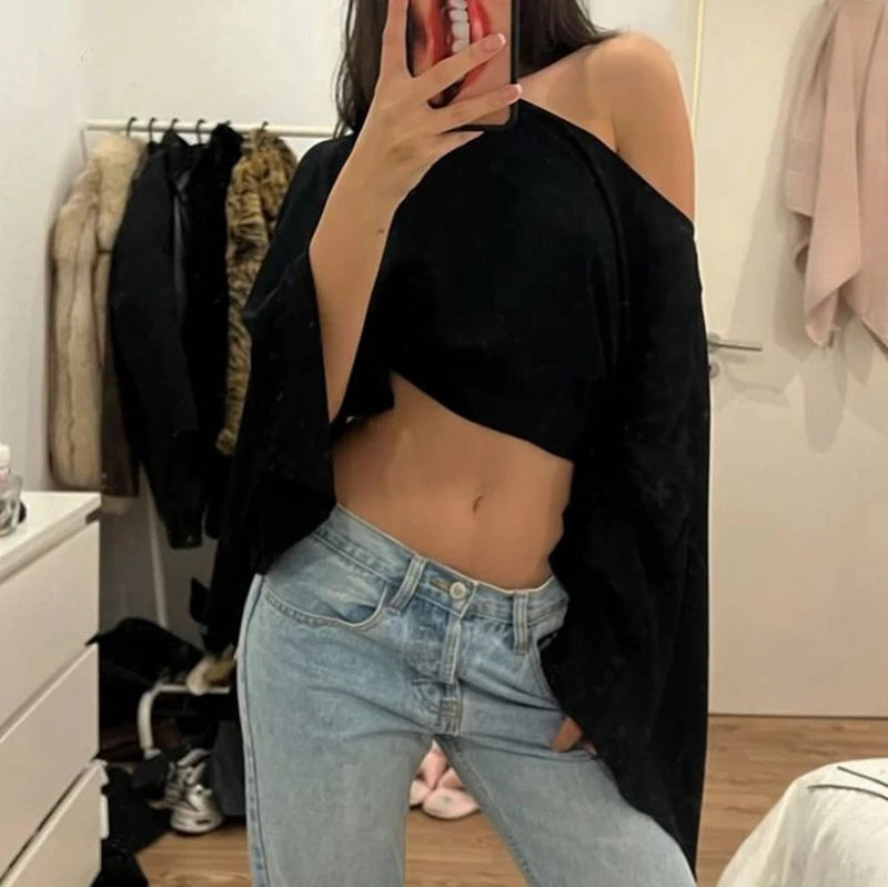 Women Mesh Sheer Poncho Crop Tops Y2k Lightweight Pullover Cape Cover Ups Chiffon Dressy Wrap Bolero Shrug Sun Protection