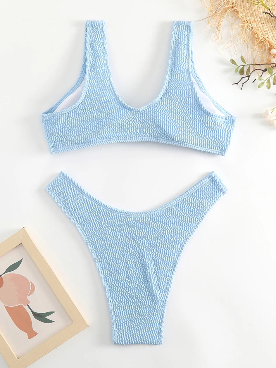 Sexy Bikini 2026 Women Swimsuit Female Swimwear Push Up Thong Bikinis Set Brazilian Woman Bathing Suit Swimming for Beach Wear