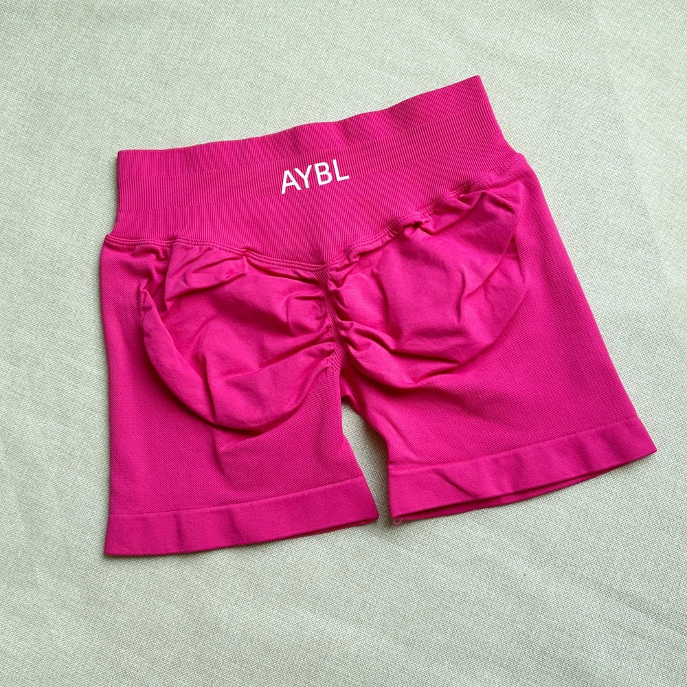 Fashion Shorts Low Waist Seamless Yoga Shorts Scrunch Bum Gym Shorts Women Workout Biker Stretch Fitness Shorts