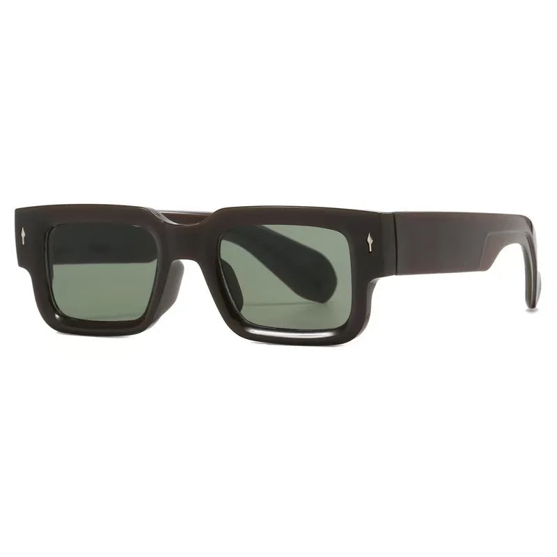 1PC Unisex Retro Square Sunglasses Classic UV Protection Plastic Frame Shades Outdoor Travel Driving Glasses UV400 Eyewear