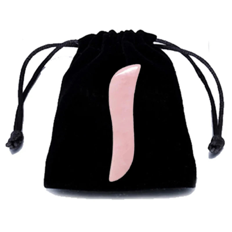 Rose Quartz Gua Sha Board Natural Jade Gouache Scraper Massager Facial Lifting SPA Acupuncture Skin Care Anti-Aging Beauty Tool