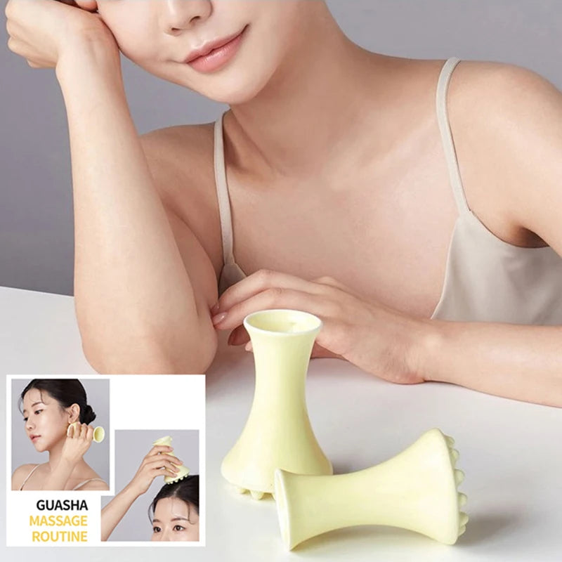 1PCS Ceramic Gua Sha For Face Body Antistatic Guasha Board Skin Tightening Face Lift Massager