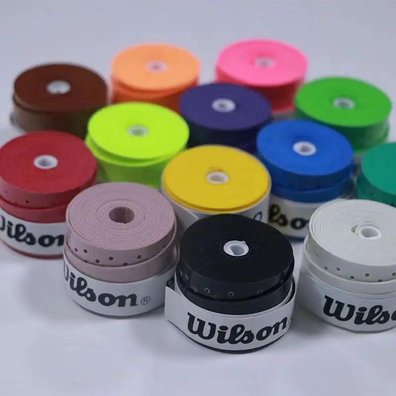 15/30PCS Wilson Tennis Overgrip PU Tennis Racket Sweat Band Absorption Grip Badminton Racket Handle Grip Tennis Griptape