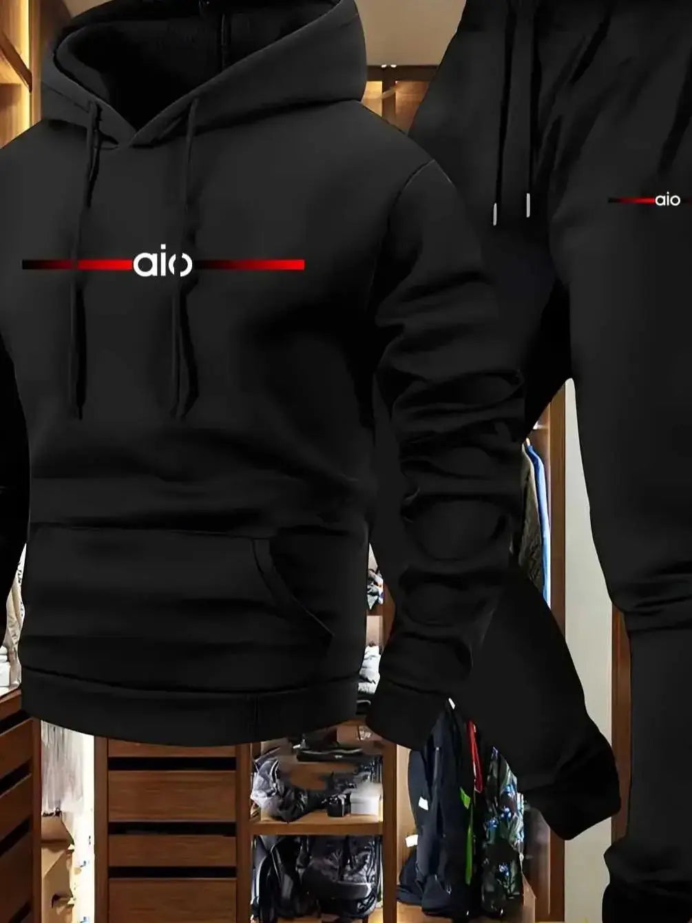 Men's hooded sweatshirt suitable for casual sportswear in autumn and winter seasons as well as trendy streetwear for daily wear
