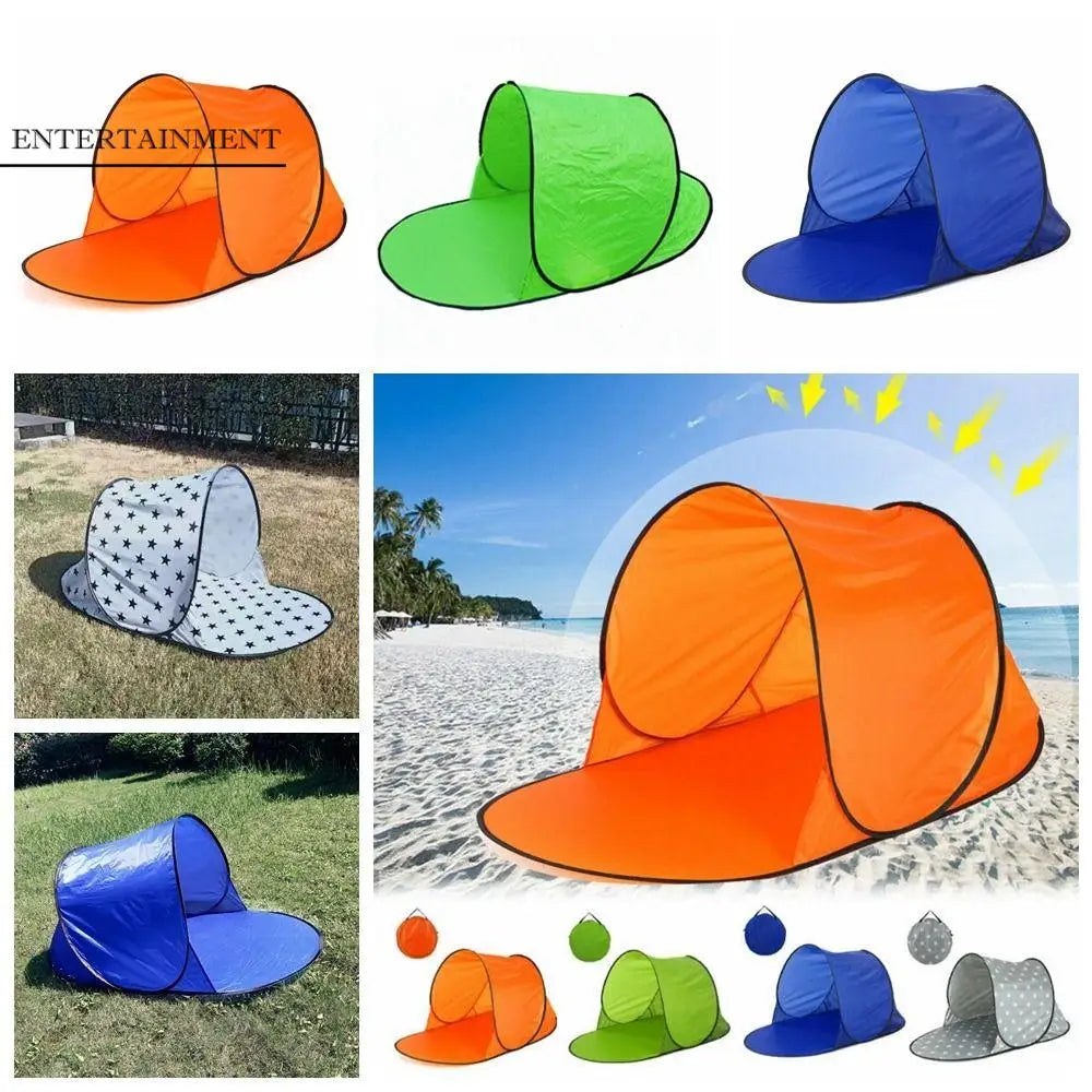 UV-proof Uv-proof Beach Tent Ultra-light Single Layer Instant Pop-up Tent Water-resistant Sunscreen Sun Shelter Sea Park