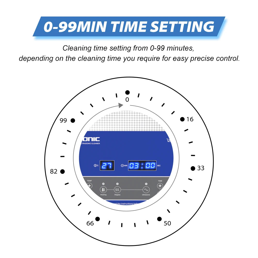 GTSONIC Ultrasonic Cleaner Ultrasonic Bath Ultrasound Bath 2L 3L 6L 9L 13L 20L 27L Digital EU RU Local Warehouse Big Sale Price