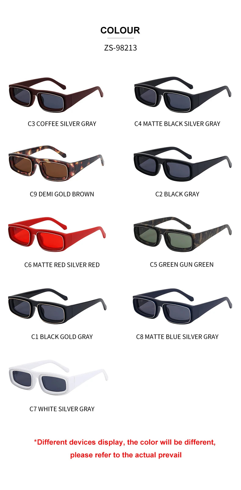 New Sunglasses for Men Women Retro Small Frame Glasses Men's Outdoor Sunscreen Sun Glasses UV400 Summer Fashion Accessories