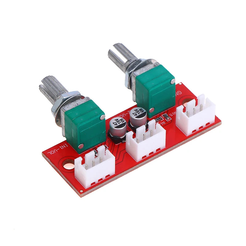 1Pc Dual Channel Stereo Passive Audio Mixing Board Signal Mixer 2 Way Input 1 Way Mixed Output