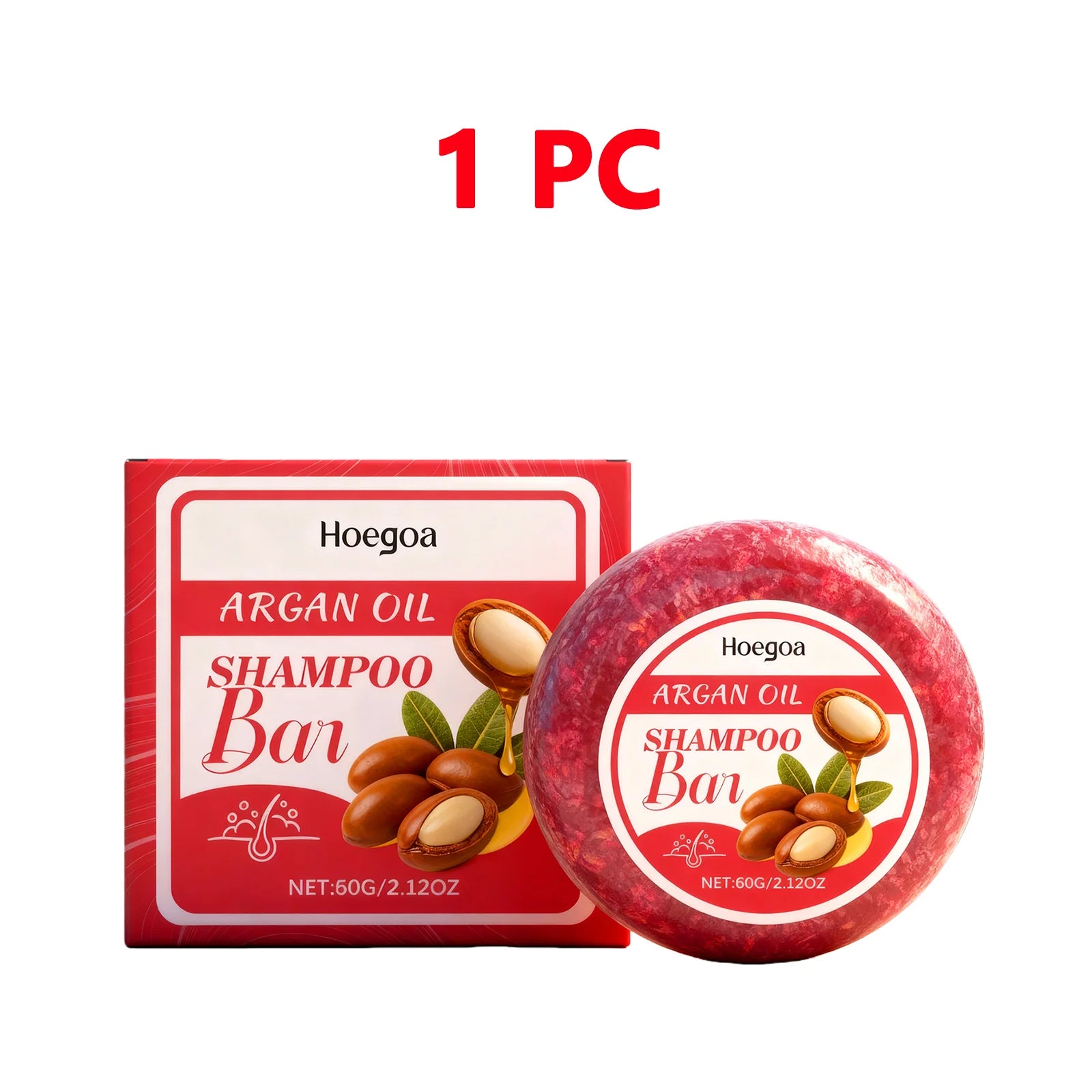 Castor Argan Oil Shampoo Bar for Hair Growth & Thickening Anti Hair Loss Strengthening Natural Solid Shampoo Soap All Hair Types