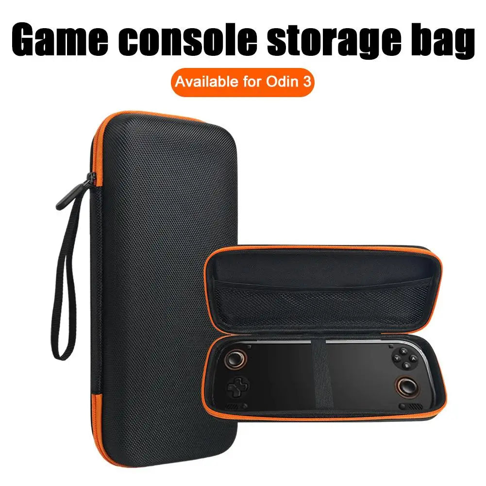 For AYN Odin 3 Carrying Case Portable PU Storage Bag Travel Case Shockproof Protective Cover for AYN Odin 3 Game Console