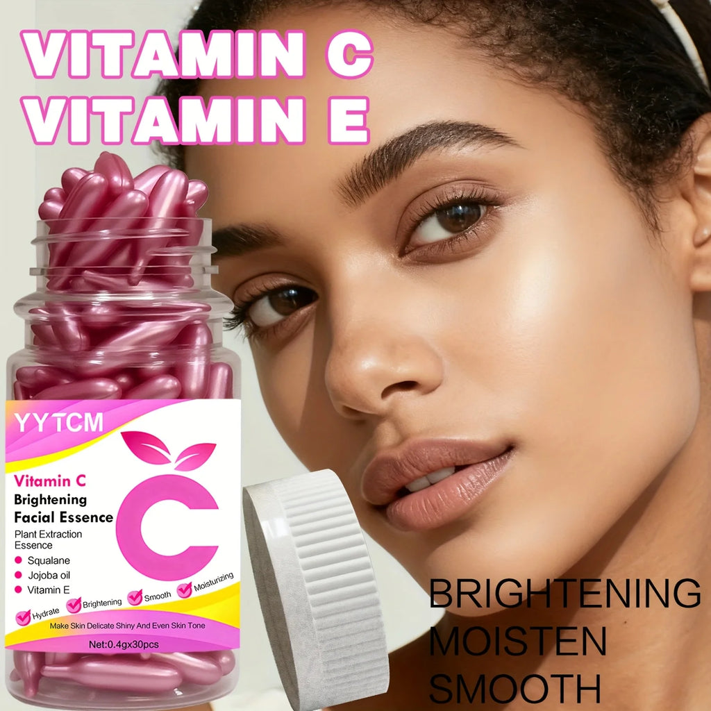 Vitamin C Skin-Brightening Capsule Essence - Hydrating & Moisturizing Serum