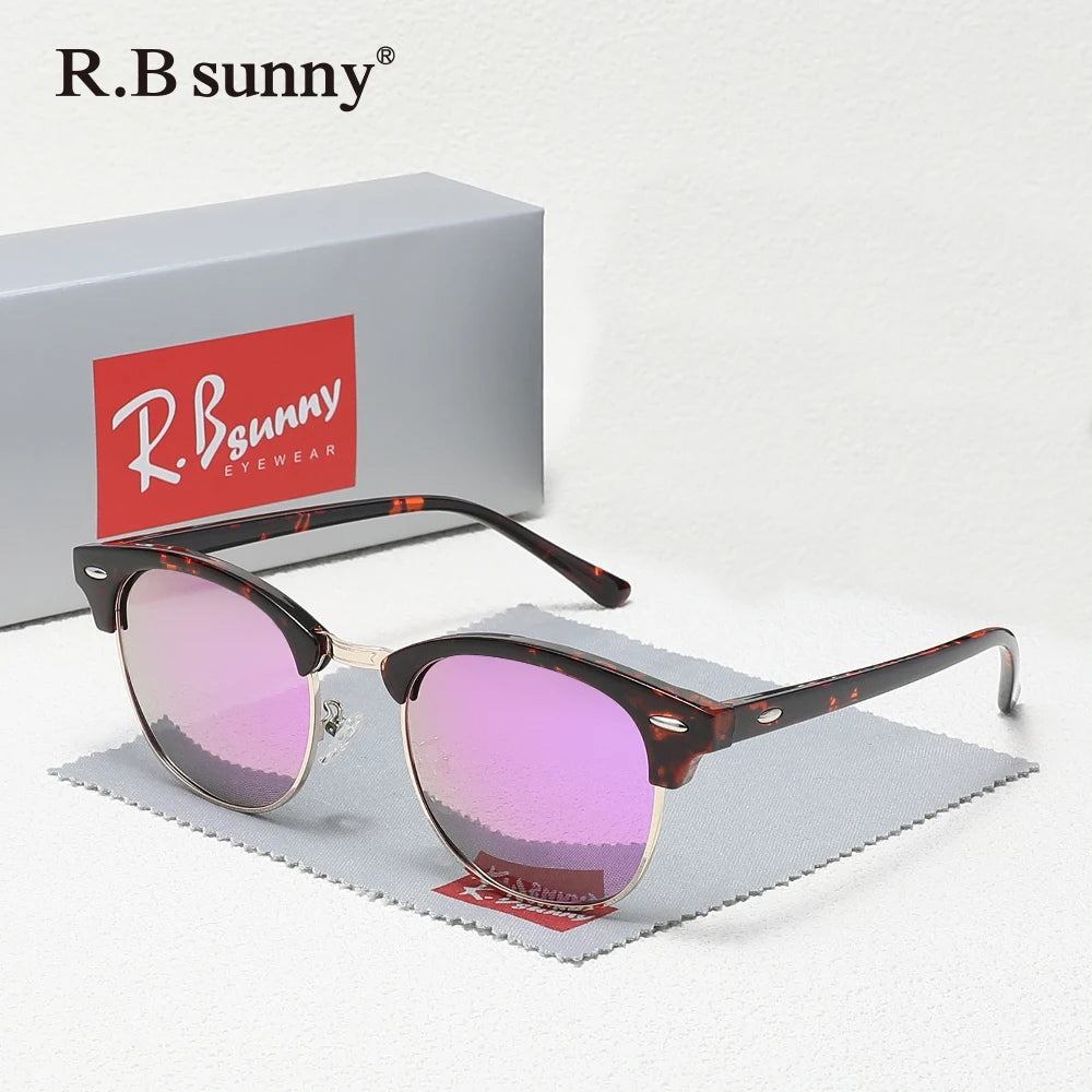 Classic Polarized Sunglasses Men Women Retro UV400 Glasses Male Popular Anti-glare Travel Driving Fashion Eyewear Frames