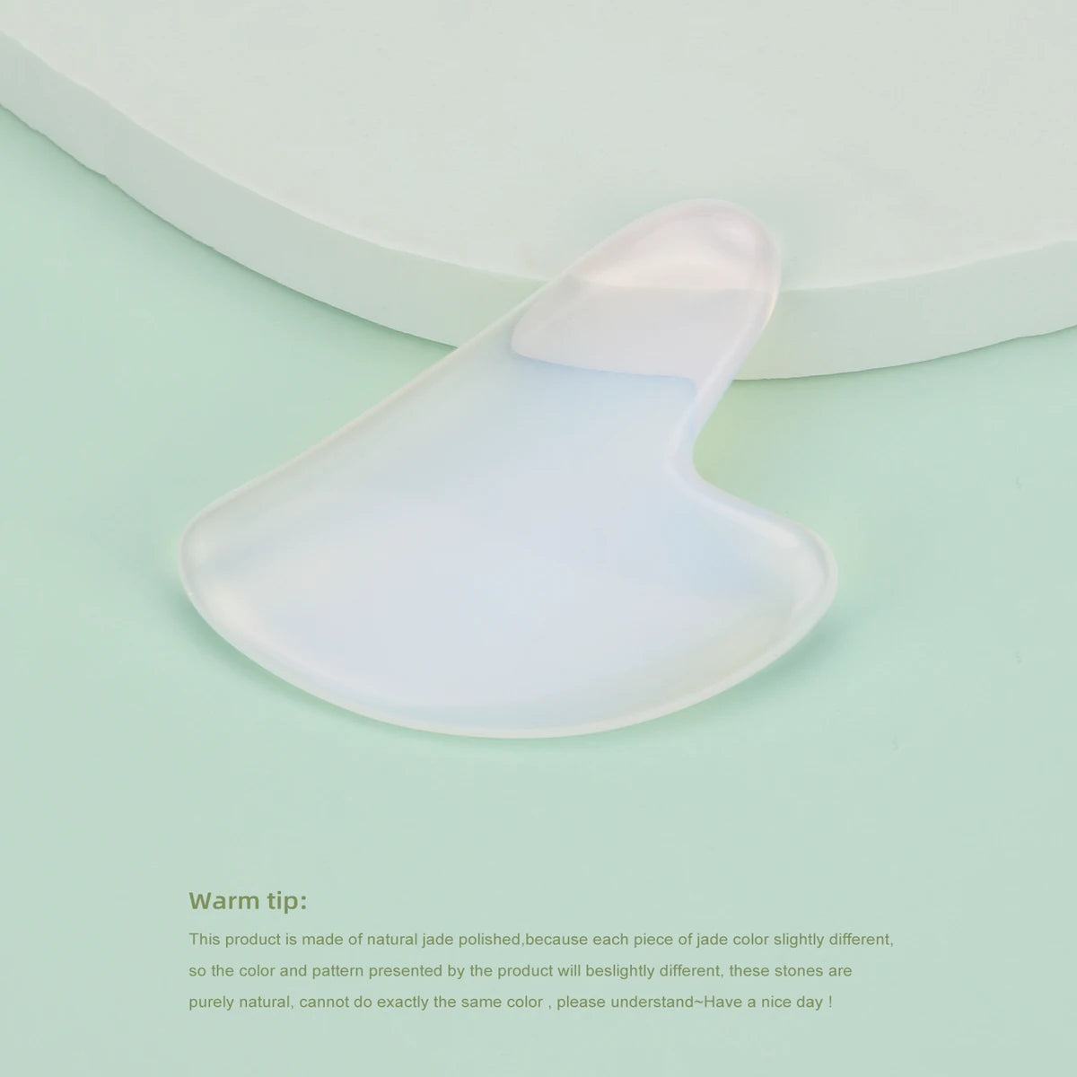 Guasha Massage Natural Stone Jade Scraper Facial Gua Sha SPA  Neck Massager for Face Lifting Wrinkle Remover Beauty Healty Tool