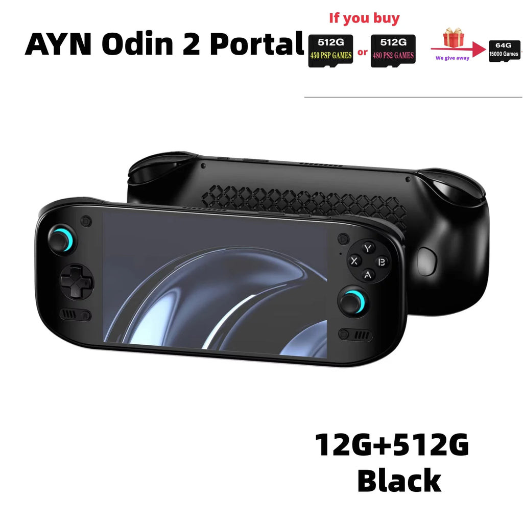 AYN Odin 2 Portal Handheld Game Console 7 Inch 120HZ Screen Android 13 8000mAh 8Gen2 Open Source Retro Video Game Player PS2 PSP