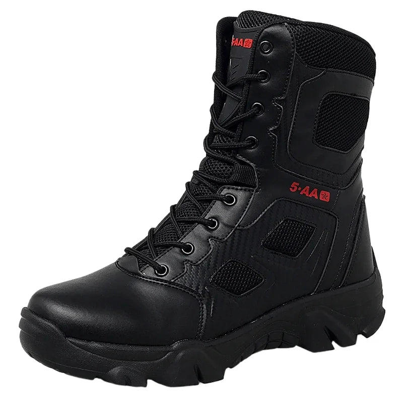 Men Shoes Winter Men Combat Tactical Boots 2025 Ankle Work Safety Shoes Special Force Army Boots Male Waterproof Motorcycle Shoe