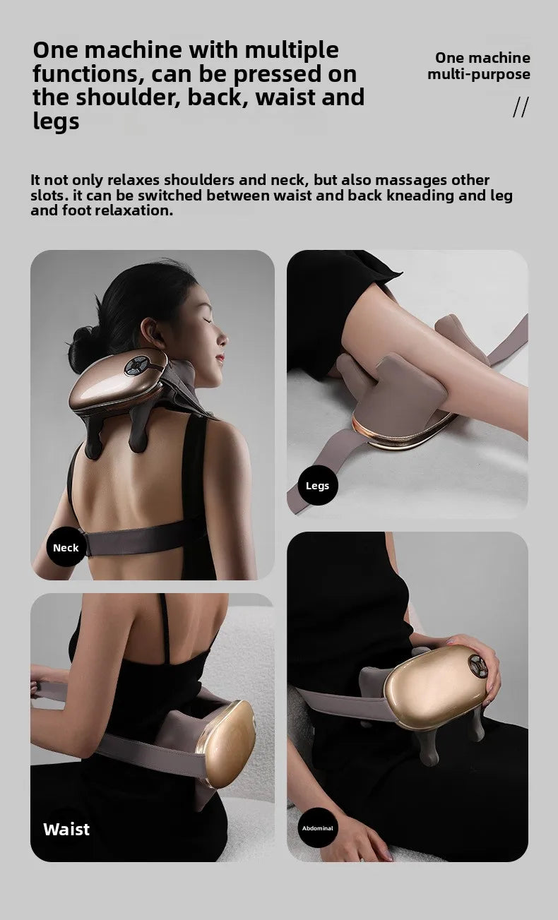 New Cervical Massager Back Waist trapezius Shoulder Neck Kneading Body Multifunctional Artifact Massager 2025