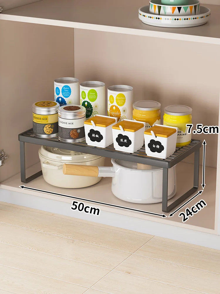 Kitchen Countertop Storage Ra Multi-Layer Cabinet Organizer Spice Storage elf Tabletop Arrangement Utili Tool