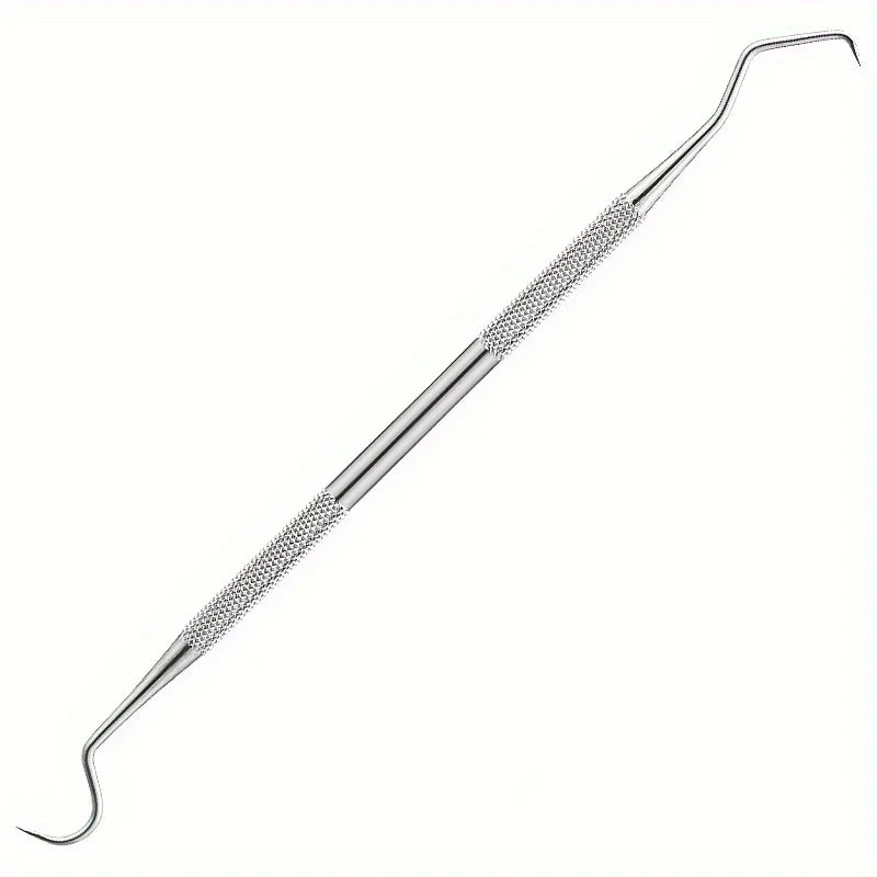 Tooth Cleaning Kit, Including Case,Tongue Scraper,Tweezers, Scrapers, Debris Removers,Toothpick Tools, Featuring Non-Slip Handle