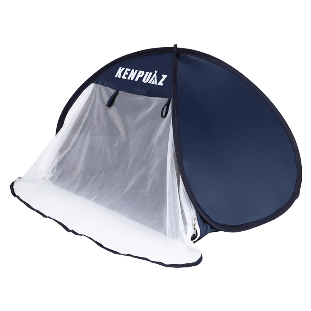 Portable Sun Shelter Instant Sun Shade Canopy Head PopUp Canopy Automatic Shade Tent for Beach Camping Fishing Hiking Picnic