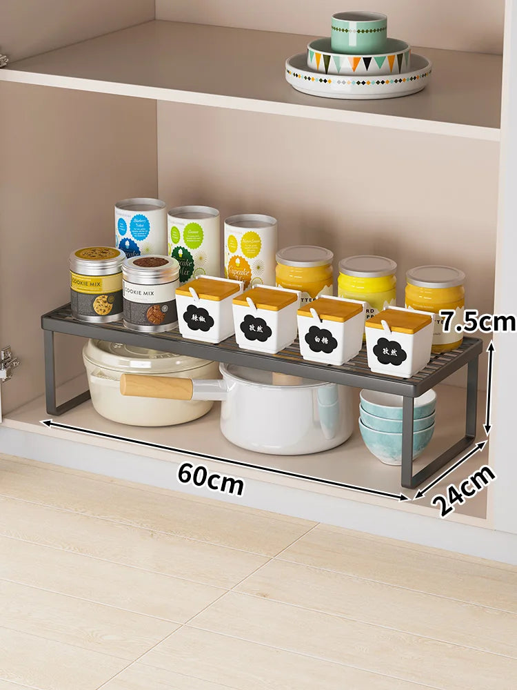 Kitchen Countertop Storage Ra Multi-Layer Cabinet Organizer Spice Storage elf Tabletop Arrangement Utili Tool